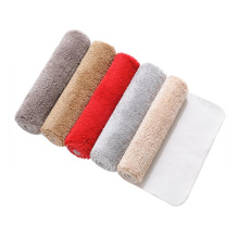 50*80cm 100% Polyester Plush Flocked rugs waterproof door Mats